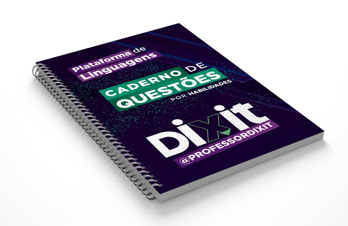 Capa de caderno de questões por habilidades